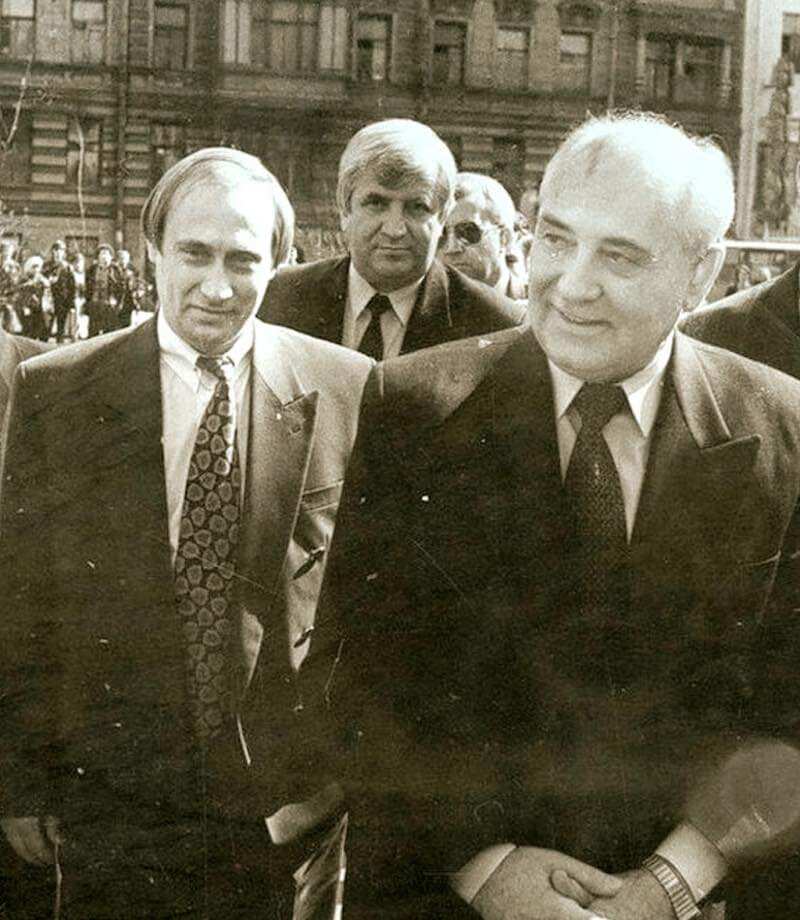 Gorbachev and Putin