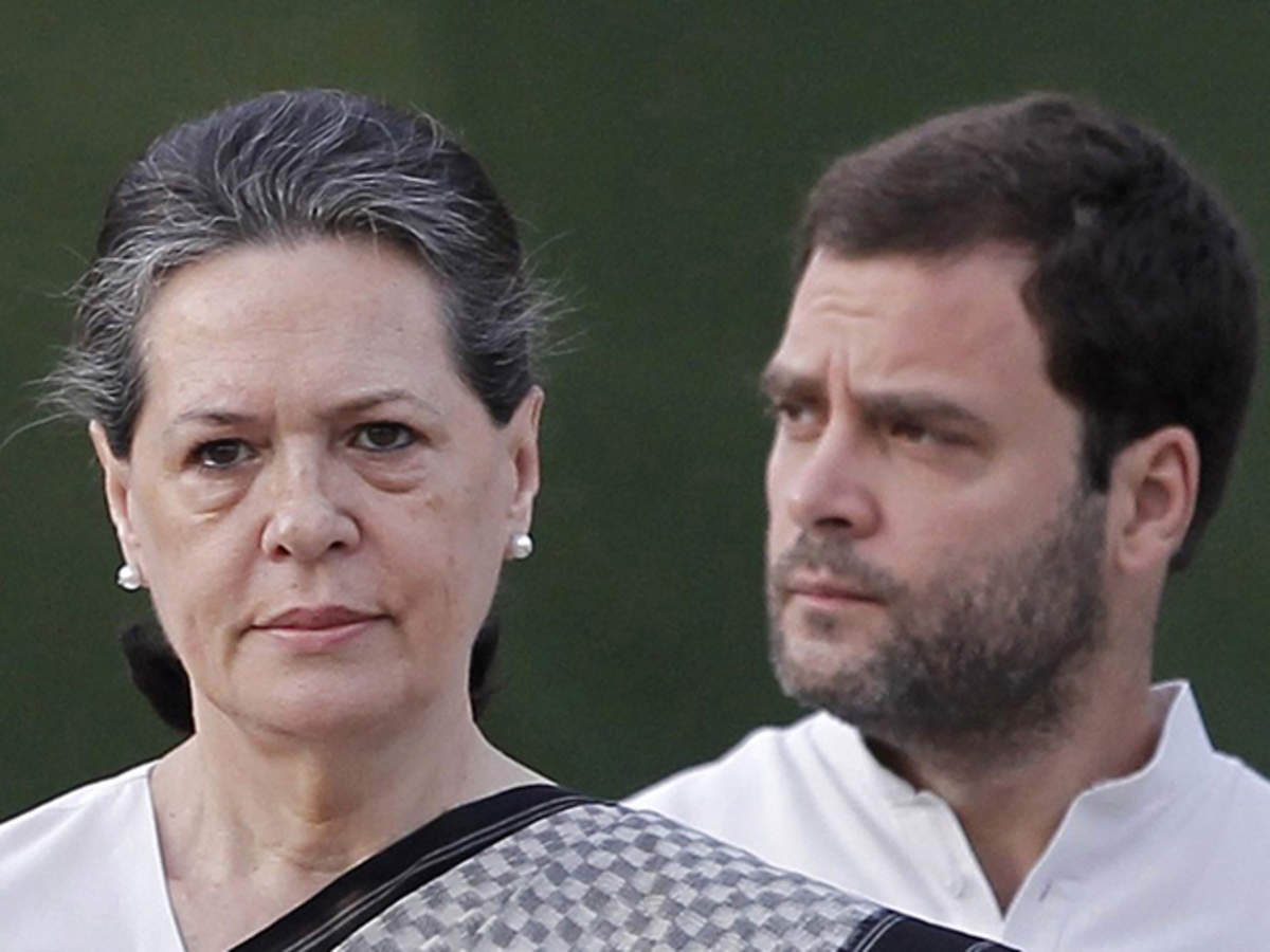 Sonia and Rahul Gandhi