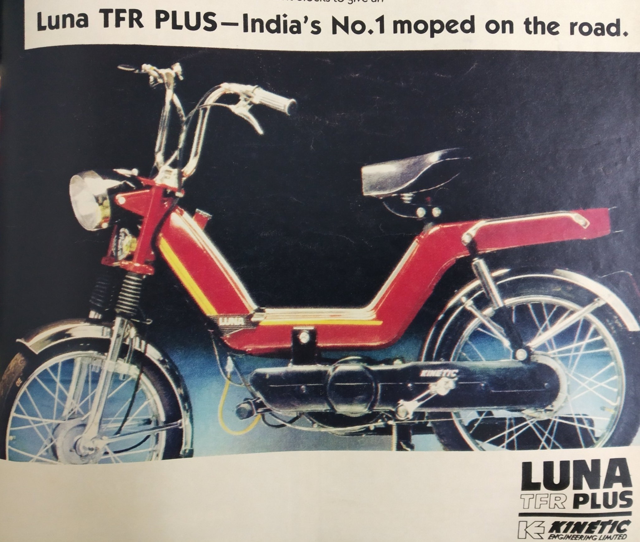 Seventies Iconic moped - Kinetic Luna