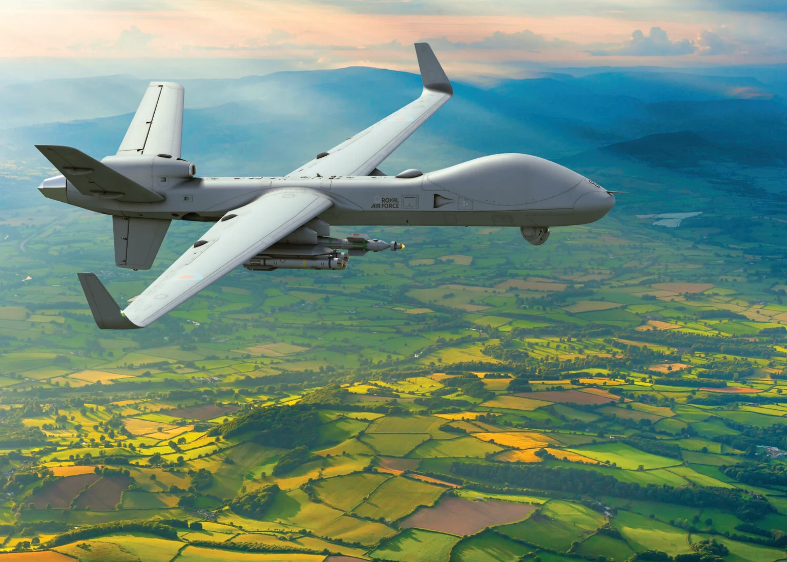 Protector RG Mk1, the RAF’s version of the MQ-9B SkyGuardian, is the next generation of advanced medium-altitude, long-endurance RPAS | Image: General Atomics