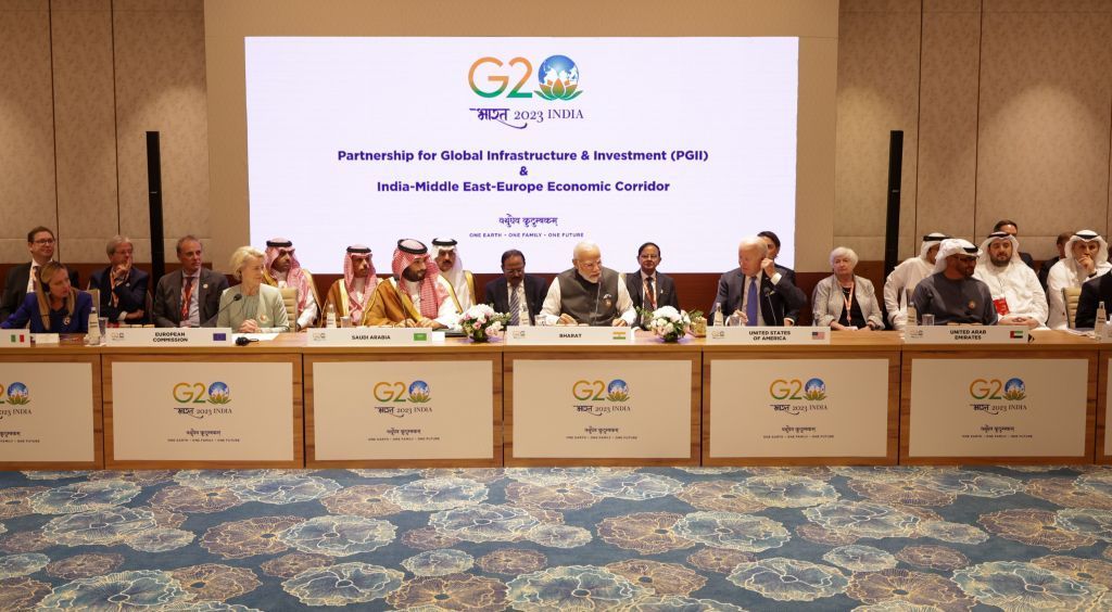 India-Middle East-Europe Economic Corridor - G-20 Summit Delhi 2023 | Image X/@narendramodi