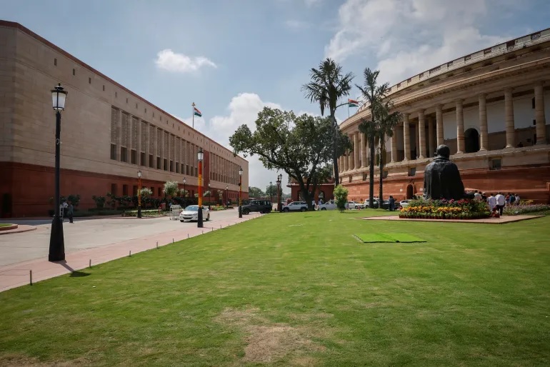 New and old Parliament buildings | Image Adnan Abidi/Reuters