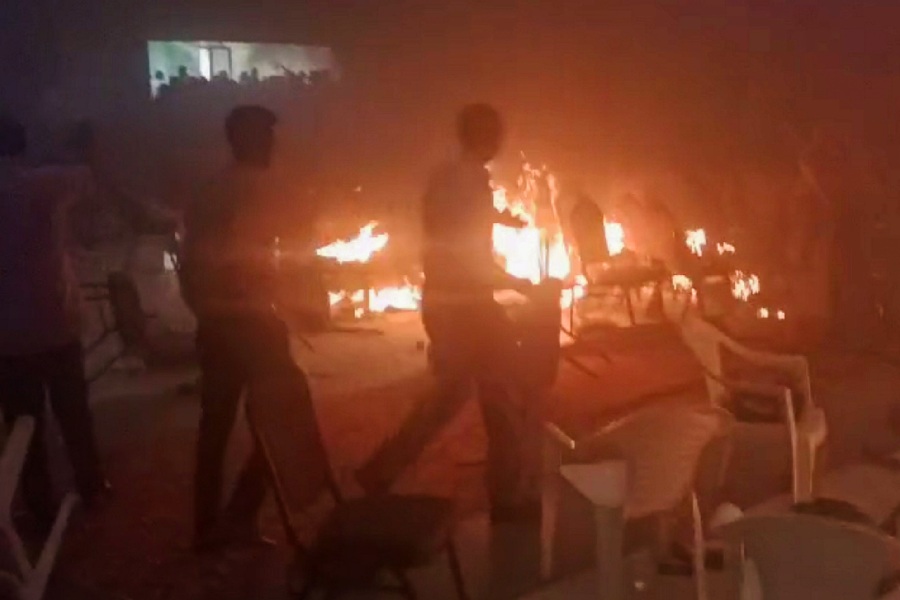 Scene after multiple blasts rocked Zamra International Convention Center in Kochi's Kalamassery