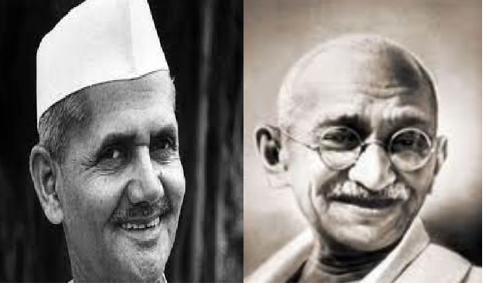 Lal Bahadur Shashtri and Gandhi