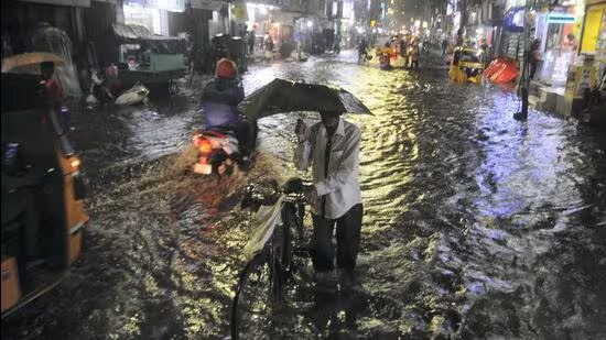 Rains in Chennai - PTI Photo