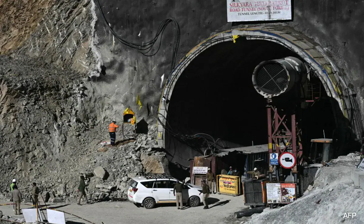 Rescue Operation At The Silkyara Tunnel Site - NDTV Photo