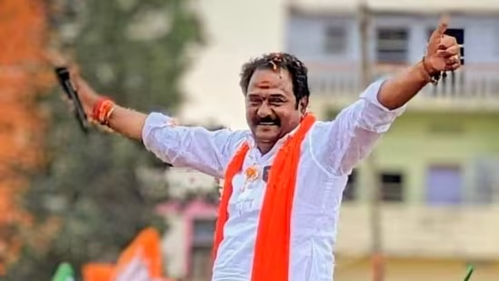 BJP Candidate Katipally Venkata Ramana Reddy In Kamareddy Constituency - Image X - Kiren Rijiju