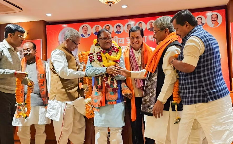 BJP has named Tribal Leader and Former Union Minister Vishnu Deo Sai as the new Chief Minister of the state | Image: Deccan Herald