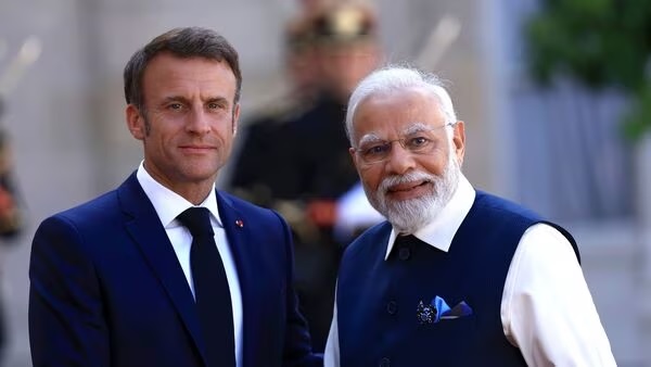 French President Emmanuel Macron And Indian Prime Minister Narendra Modi on the Eve of 2024 Republic Day Celebrations