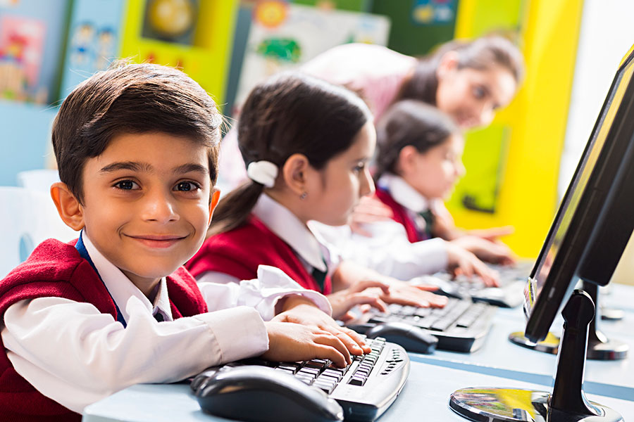 Children Preparing For Olympiad Exams - Image Courtesy IndiaTalent.Org