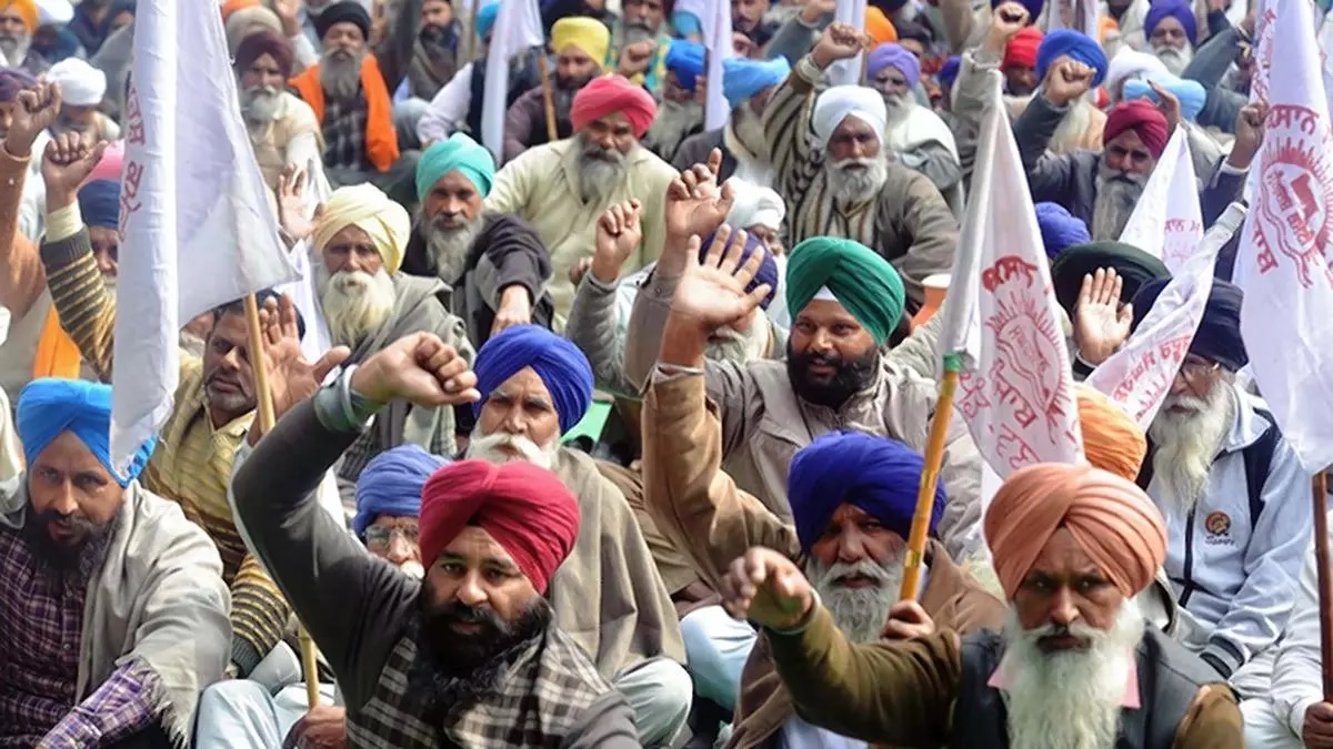 Delhi Chalo 2.0 - Farmers Protest 2024 - Photo From Hindu Businessline